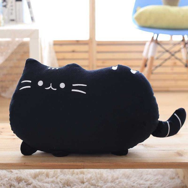Cute Stuffed Black Cat Plush Animal Soft Toy